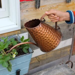 Exquisite Hammered Copper Watering Can
